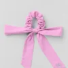Love Knots Tie Scrunchie - Candy Heart Pink