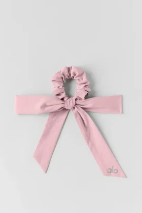 Love Knots Tie Scrunchie – Vintage roze