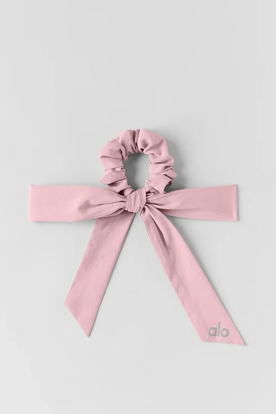 Love Knots Tie Scrunchie - Vintage roze