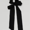 Love Knots Tie Scrunchie - Zwart