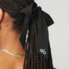 Love Knots Tie Scrunchie - Zwart