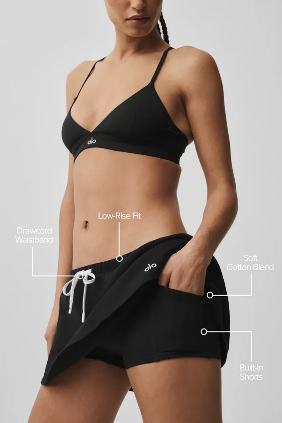 Low-Rise Fan Favorite Micro-rokje - Zwart