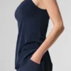 Luchtige tennisjurk - marineblauw
