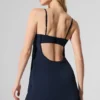 Luchtige tennisjurk - marineblauw