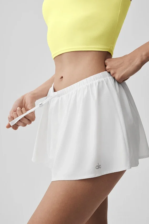 Luchtige tennisrok - Wit