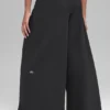 Main Act broek met wijde pijpen - Zwart