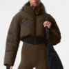 Main Act Corset Puffer - Espresso/Zwart