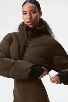 Main Act Corset Puffer – Espresso/Zwart