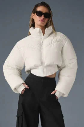 Main Act Corset Puffer - Ivoor/Ivoor