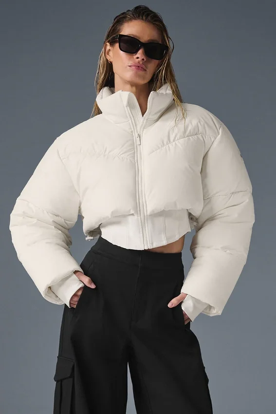 Main Act Corset Puffer - Ivoor/Ivoor
