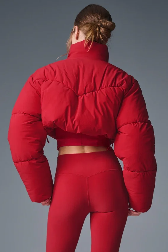 Main Act Corset Puffer - Opvallend rood