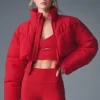 Main Act Corset Puffer - Opvallend rood