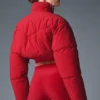 Main Act Corset Puffer - Opvallend rood