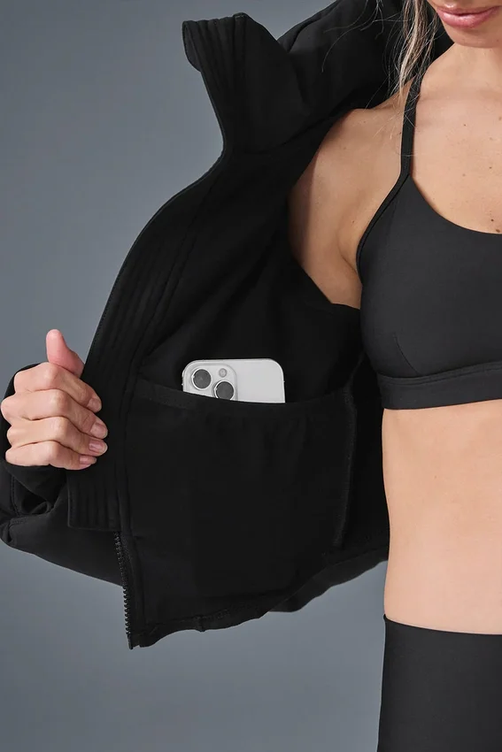 Main Act Corset Puffer - Zwart