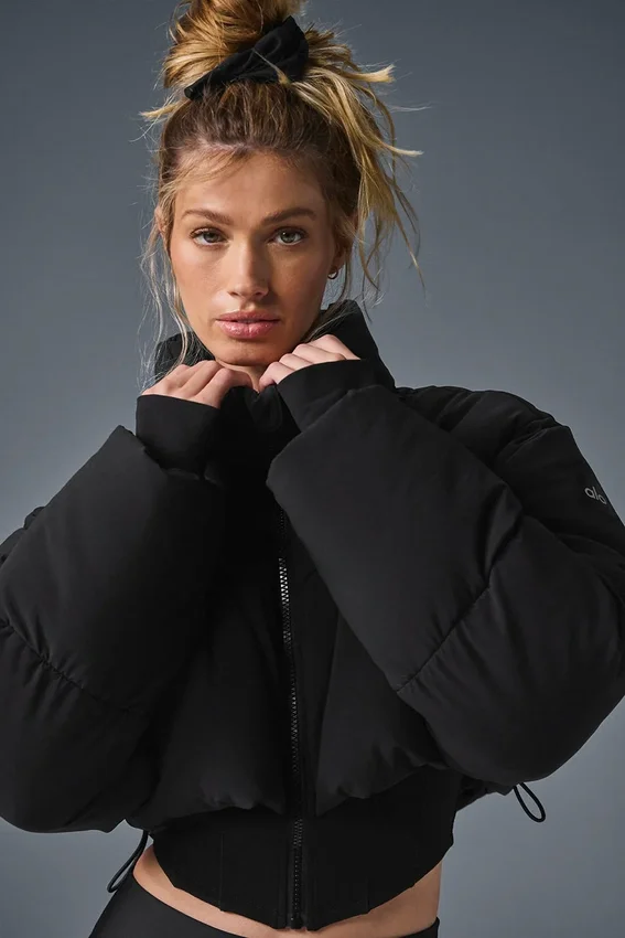 Main Act Corset Puffer - Zwart