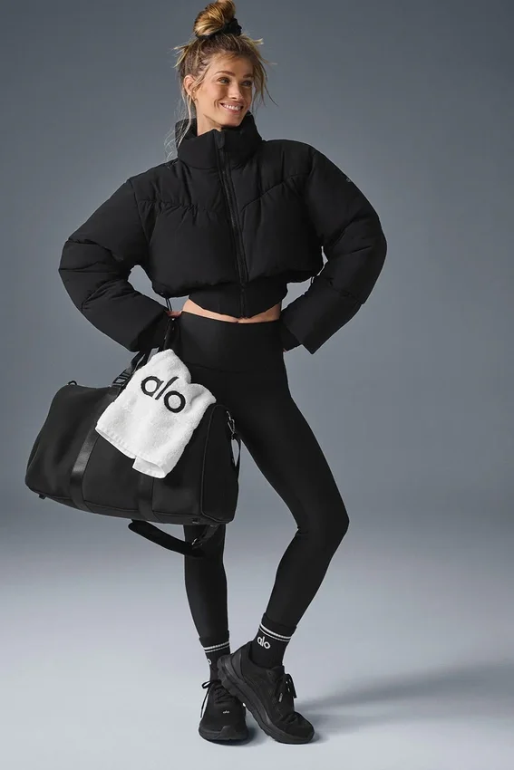 Main Act Corset Puffer - Zwart