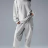 Make Waves Hoodie - Athletic Heather Grey Tonal