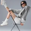 Make Waves Hoodie - Athletic Heather Grey Tonal