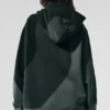 Make Waves Hoodie - Charcoal Green Tonal