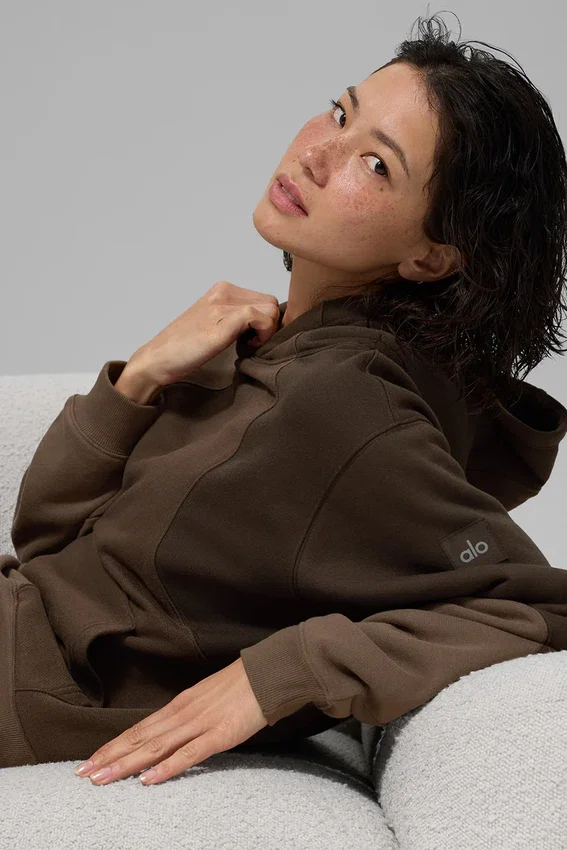 Make Waves Hoodie – Espresso Tonal