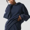 Make Waves-hoodie - marineblauw in dezelfde kleur