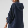 Make Waves-hoodie - marineblauw in dezelfde kleur