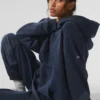 Make Waves-hoodie - marineblauw in dezelfde kleur