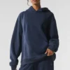 Make Waves-hoodie - marineblauw in dezelfde kleur