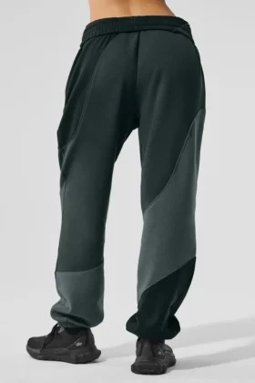 Make Waves joggingbroek – Charcoal Green Tonal