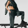 Make Waves joggingbroek - Charcoal Green Tonal