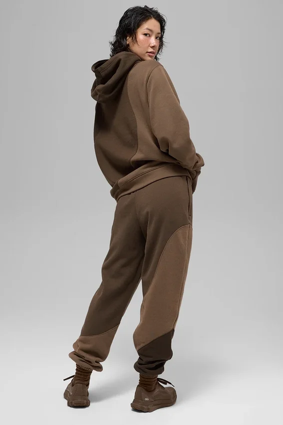 Make Waves-joggingbroek - Espresso Tonal