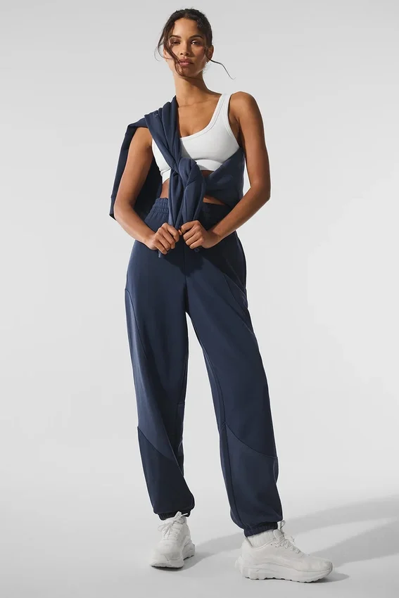 Make Waves joggingbroek - Navy Tonal