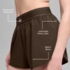 Match Point-korte broek - Espresso