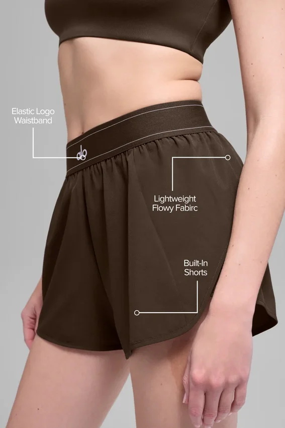 Match Point-korte broek - Espresso
