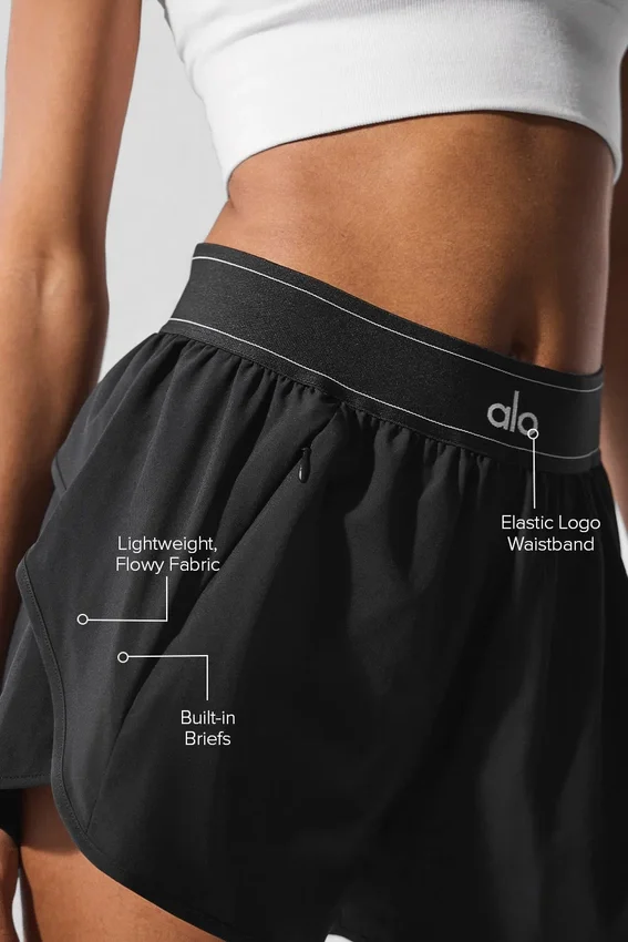 Match Point Korte broek - Zwart