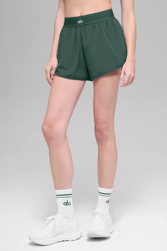 Match Point-korte broeken - Clover Green