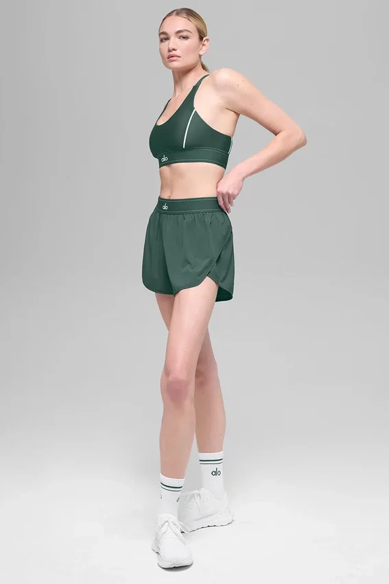 Match Point-korte broeken - Clover Green