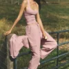 Megastar-cargobroek met lage taille - Vintage Pink