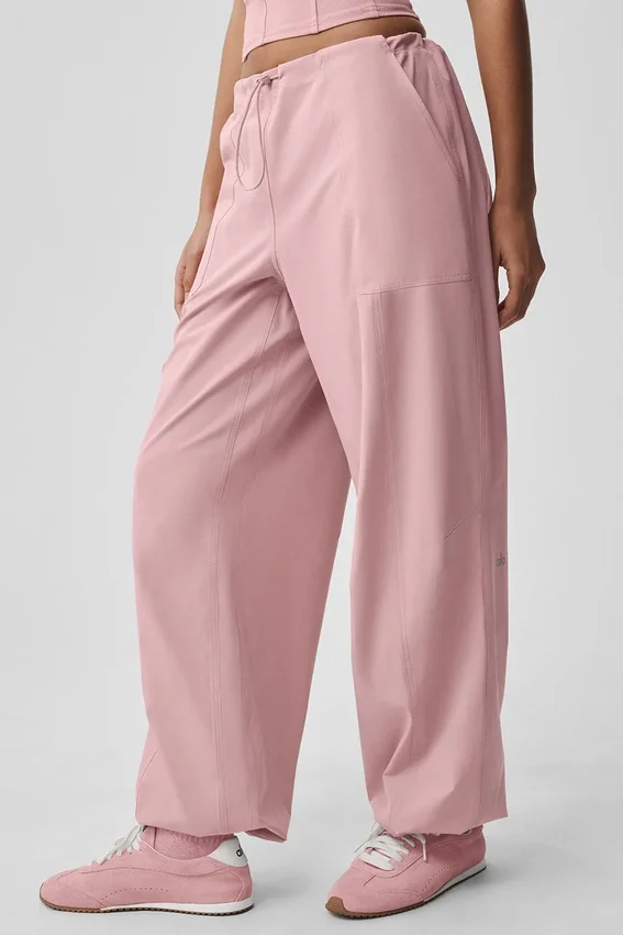 Megastar-cargobroek met lage taille - Vintage Pink