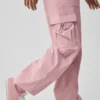 Megastar-cargobroek met lage taille - Vintage Pink