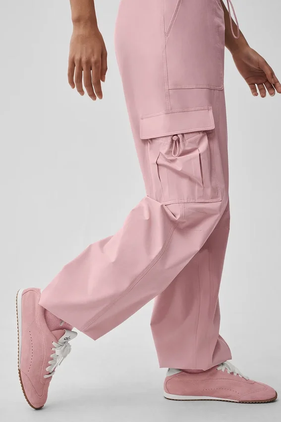 Megastar-cargobroek met lage taille - Vintage Pink