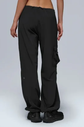 Megastar-cargobroek met lage taille – Zwart
