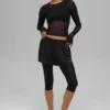 Mesh Front Runner 2-in-1-korte broek – Zwart