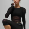 Mesh Front Runner 2-in-1-korte broek – Zwart