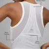 Mesh Front Runner Tank - Wit