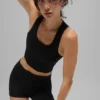 Mesh Front Runner-tanktop - Zwart