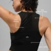 Mesh Front Runner-tanktop - Zwart