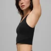 Mesh Front Runner-tanktop - Zwart
