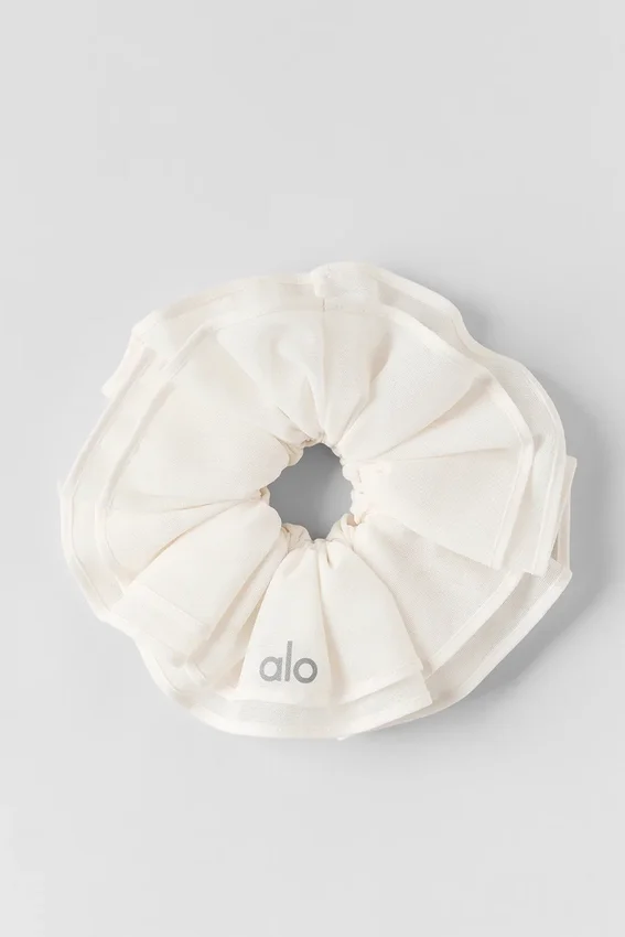 Mesh Sweet Nothing Oversize Scrunchie - Ivoor