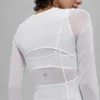 Mesh Winter Twilight met lange mouwen - Wit